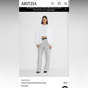 tna boyfriend full zip hoodie